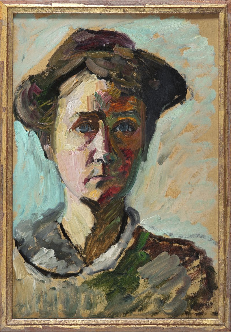 Autorretrato. Gabriele Münter