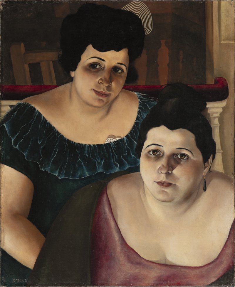 Maria y Annunziata "del puerto". Christian Schad