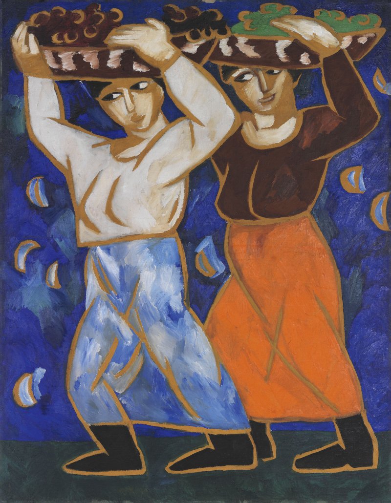 Natalia Goncharova. The Carriers 