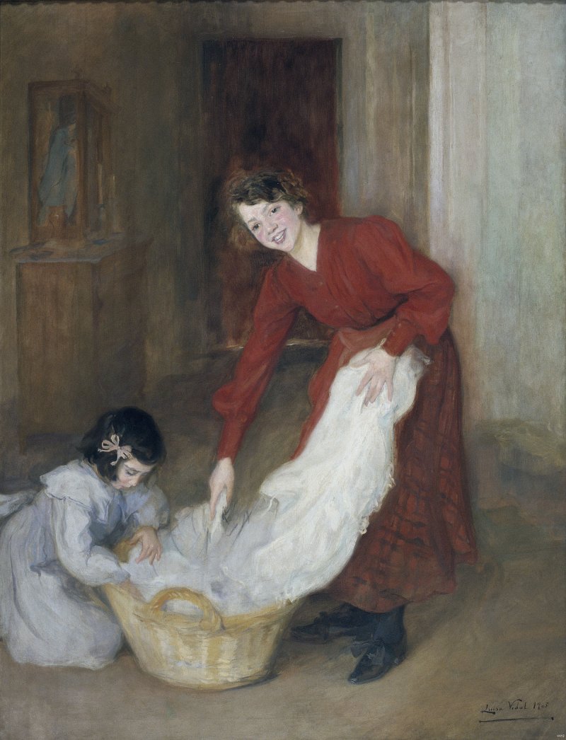 Lluïsa Vidal. Las amas de casa, 1905 