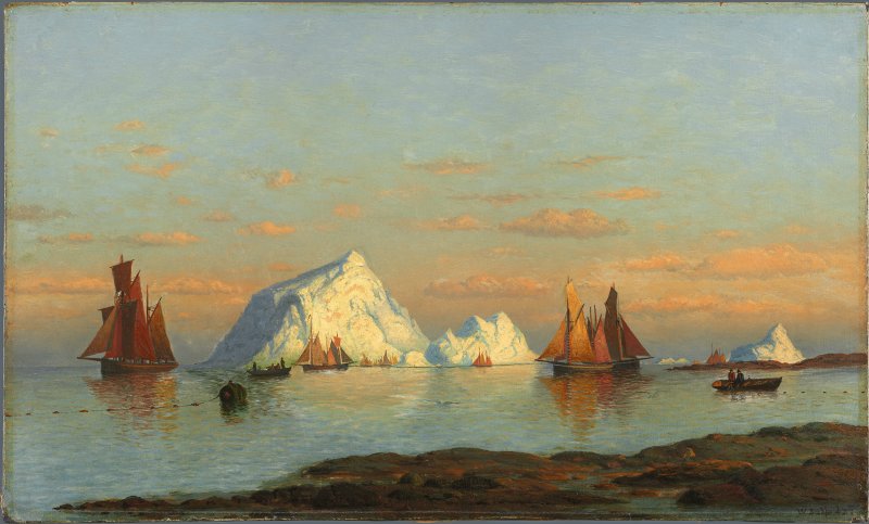 Pescadores en la costa de Labrador. William Bradford