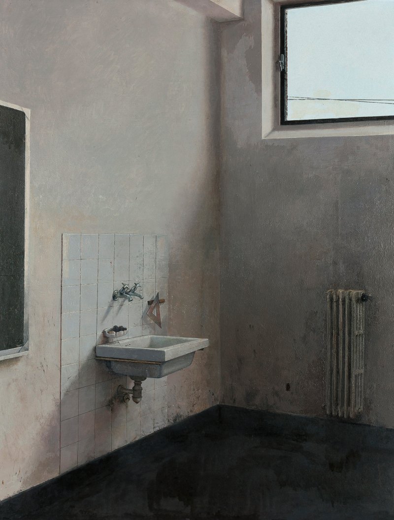 Isabel Quintanilla. Lavabo del colegio de Santa María, 1968