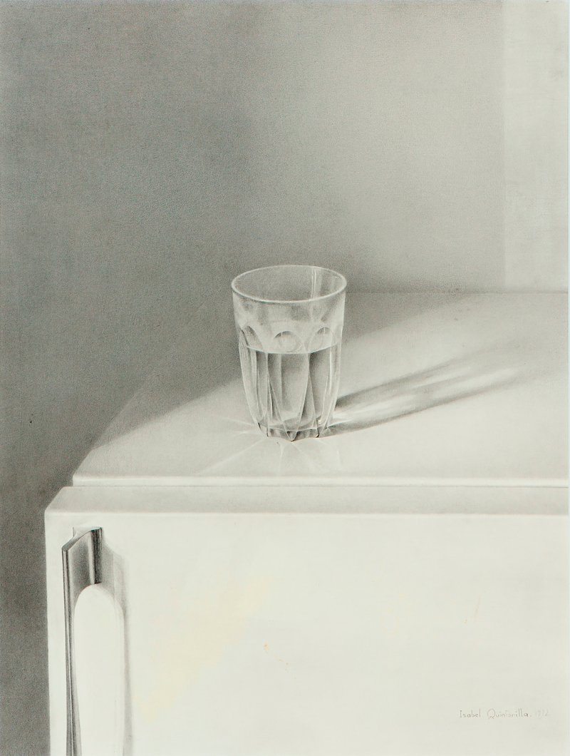 Isabel Quintanilla. Vaso sobre la nevera, 1972