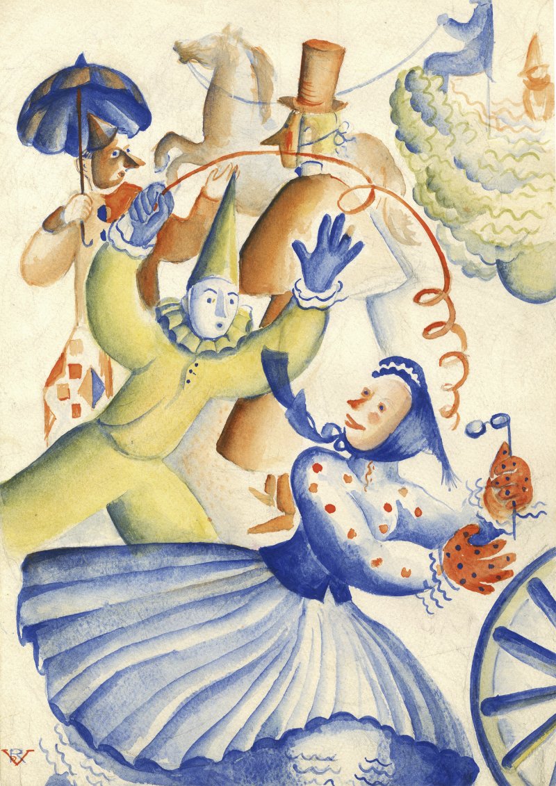 Rosario de Velasco. Carnival, 1936