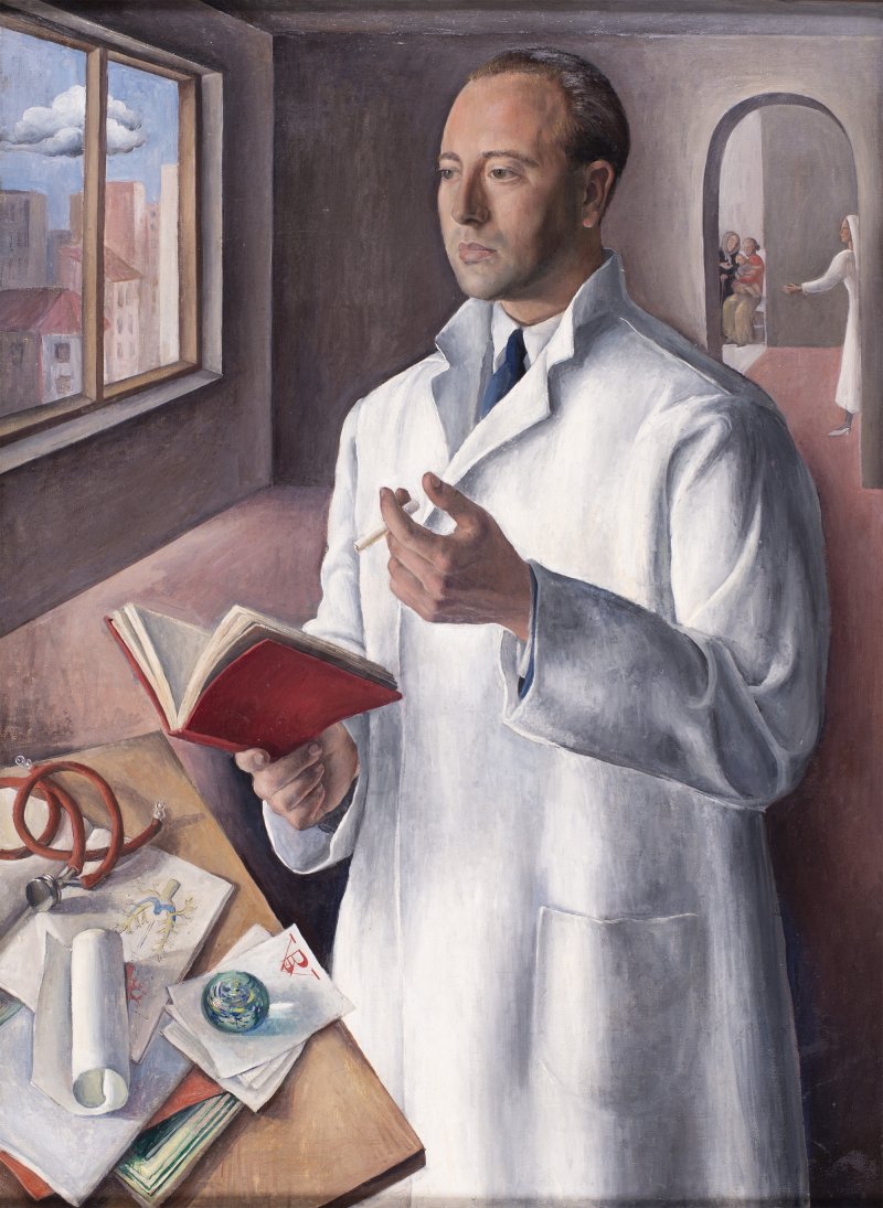 Rosario de Velasco. Retrato del doctor Luis de Velasco, hacia 1933 