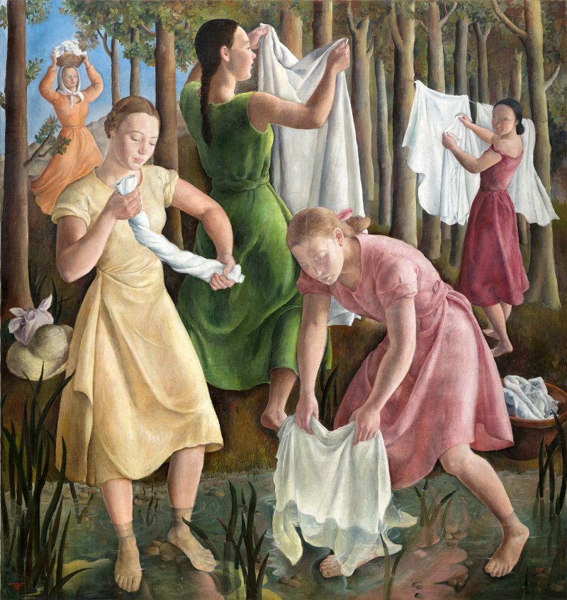 Rosario de Velasco. Lavanderas, 1934
