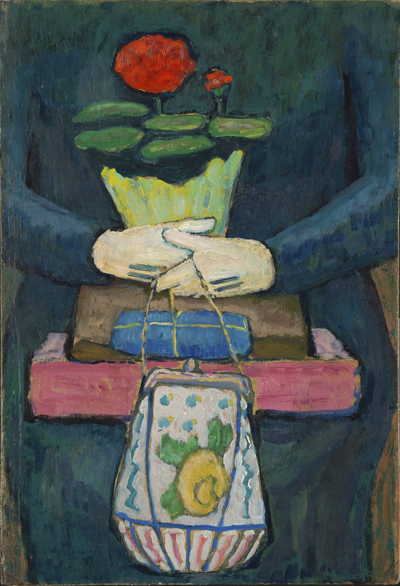 Gabriele Münter, Still Life on the Tram (After Shopping), 1909-1912