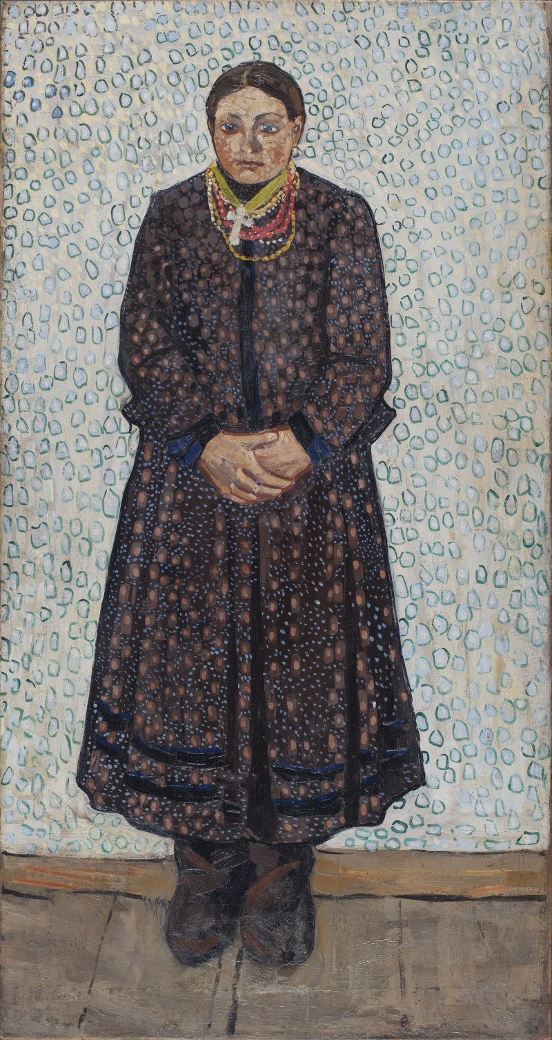 Ukrainian Peasant Woman. Campesina ucraniana, 1910-1911