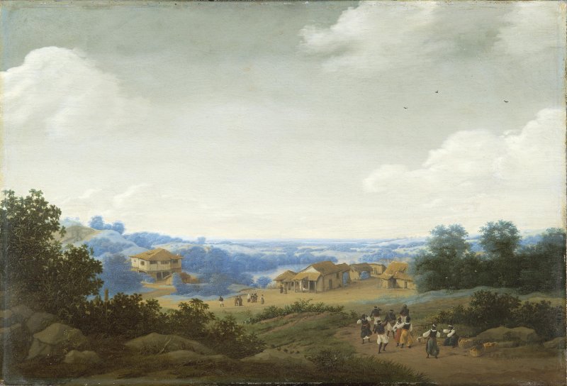 Plantation Settlement in Brazil. Plantación en Brasil, 1656