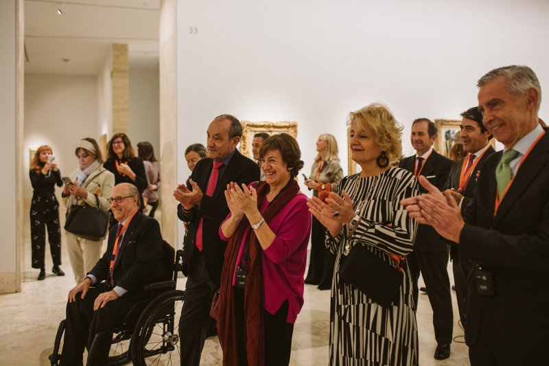 Amigos del museo durante la Recepción Anual celebrada en 2022