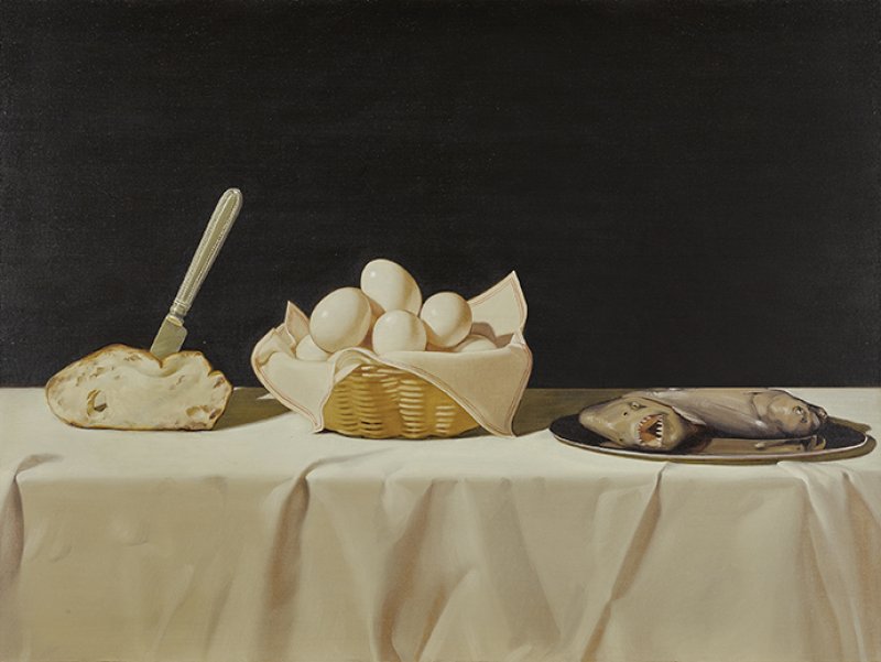 Anna Weyant. Buffet, 2020