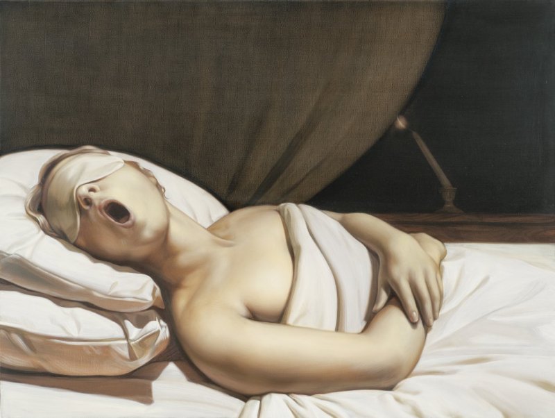 Anna Weyant. Slumber, 2020