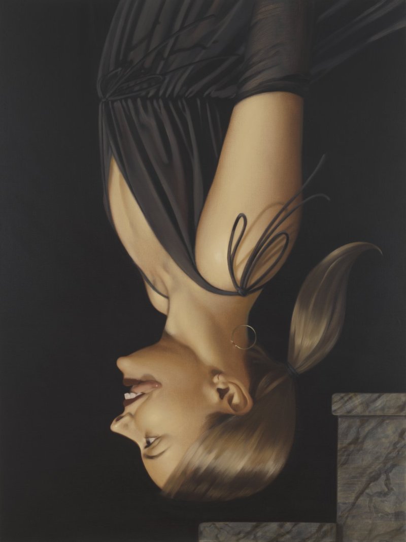 Anna Weyant. Wit of the Staircase, 2020