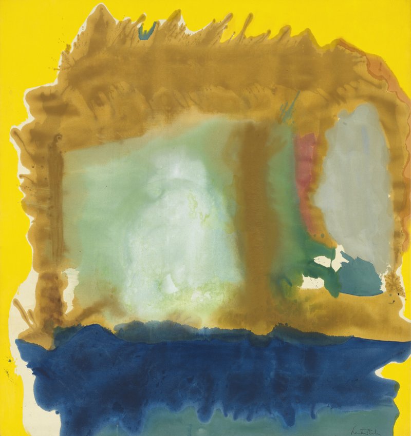 Helen Frankenthaler. Arcada de bosque lácteo, 1963