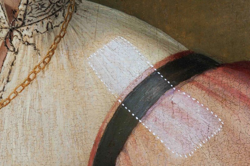 Proceso de restauración de la obra de Pier Francesco Foschi “Retrato de una dama”