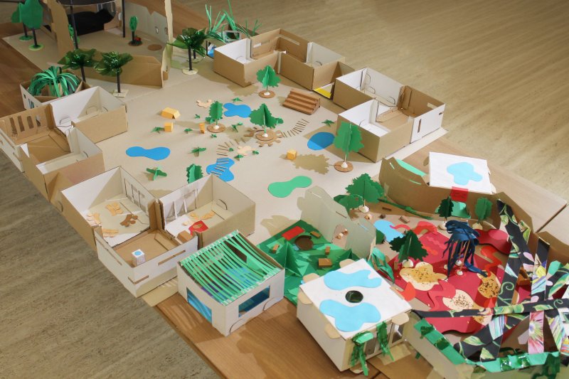 Maqueta realizada por el profesorado en el proyecto LED 2026
