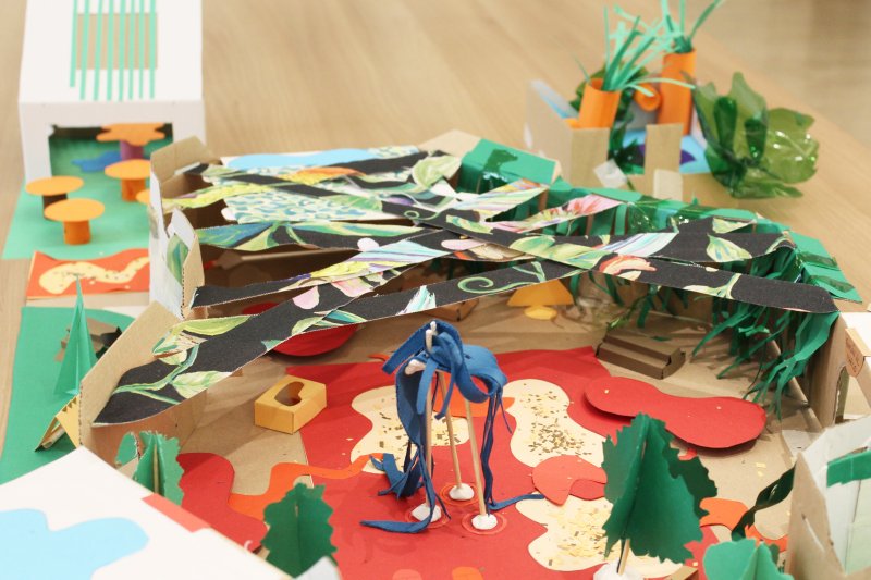 Maqueta realizada por el profesorado en el proyecto LED 2026