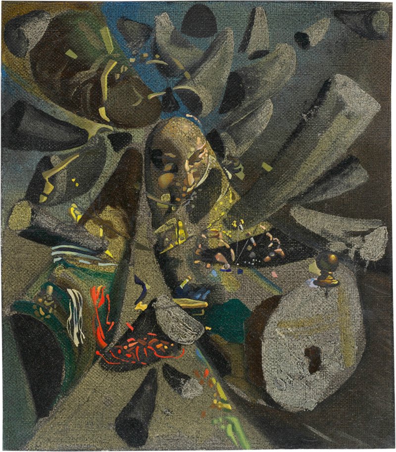 Salvador Dalí. Estudio paranoico-crítico de “La encajera” de Vermeer, 1955 Salvador Dalí. Estudio paranoico-crítico de “La encajera” de Vermeer, 1955