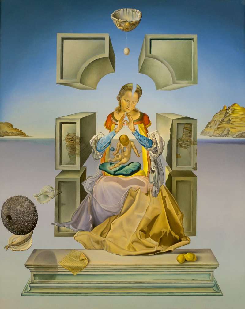 Salvador Dalí. La Madonna de Portlligat, 1949 Salvador Dalí. La Madonna de Portlligat, 1949