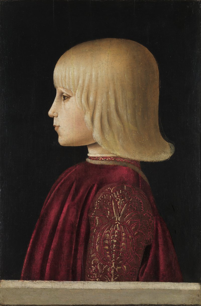 Retrato de un niño (¿Guidobaldo de Montefeltro?). Piero DELLA FRANCESCA