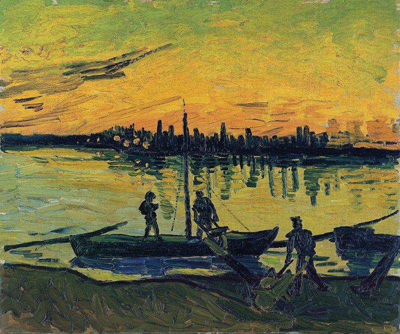 Los descargadores en Arlés. Vincent van Gogh