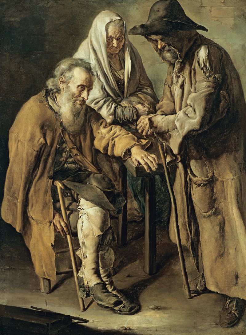 Grupo de mendigos. Giacomo Ceruti (llamado “Il Pittocchetto”) Grupo de mendigos. Giacomo Ceruti (llamado “Il Pittocchetto”)