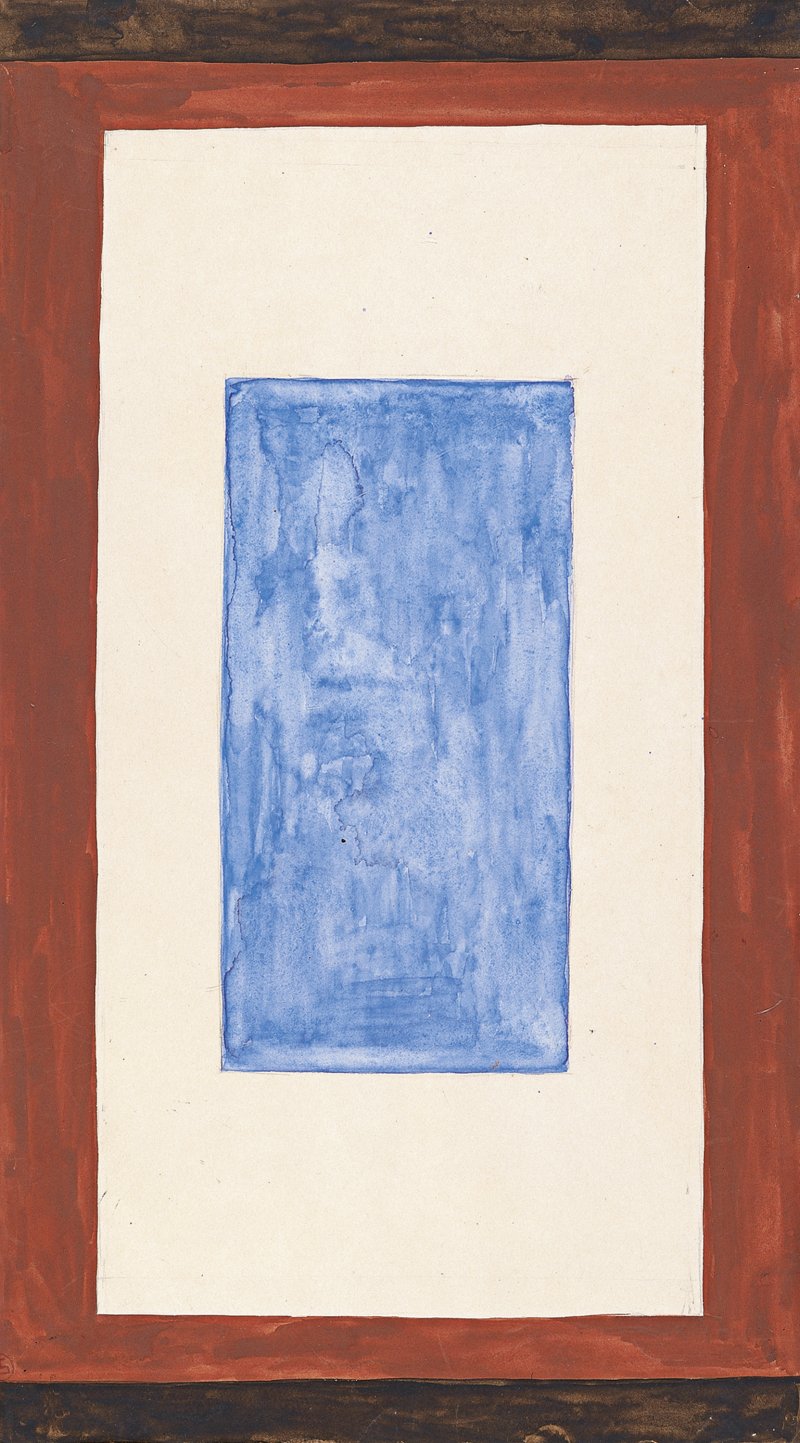 Composition with Blue Rectangle. Composición con rectángulo azul, c. 1950-1959