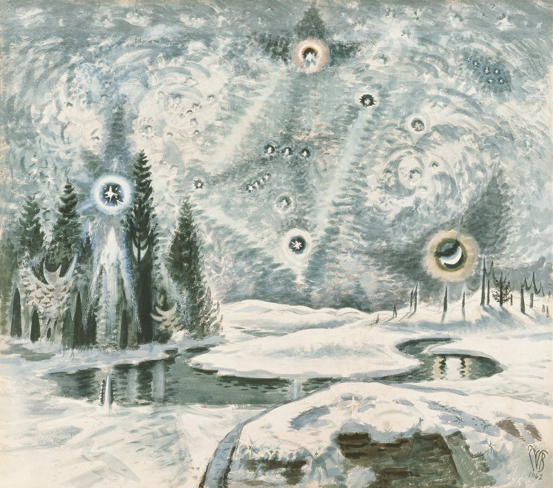 Orión en invierno. Charles Ephraim Burchfield
