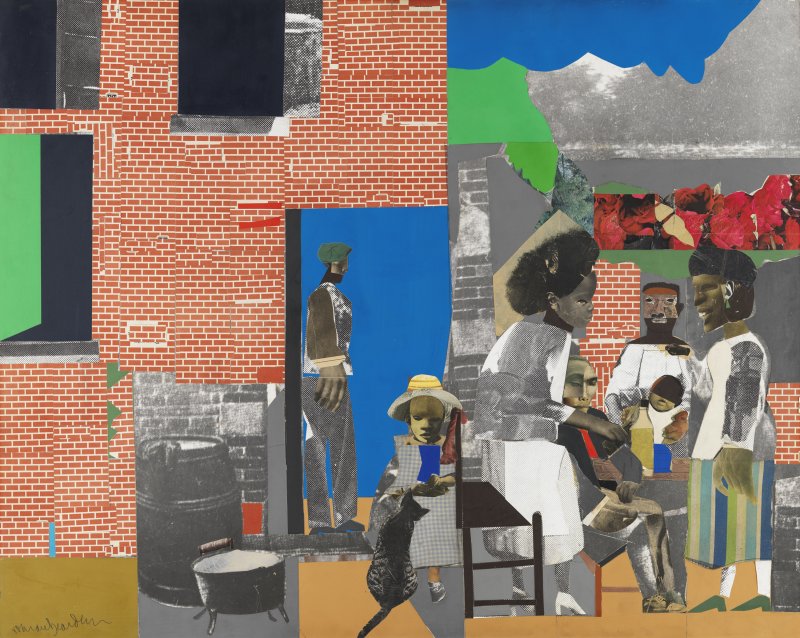 Domingo después del sermón. Romare Bearden