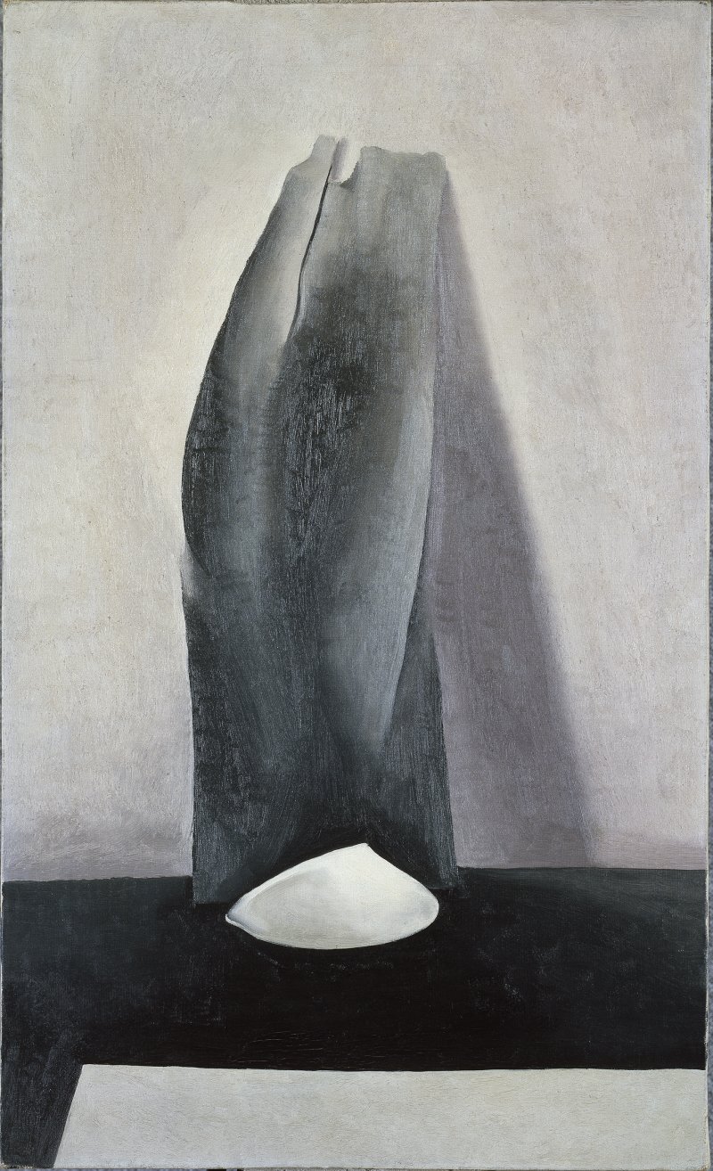 Concha y viejo tablón de madera V. Georgia O'keeffe