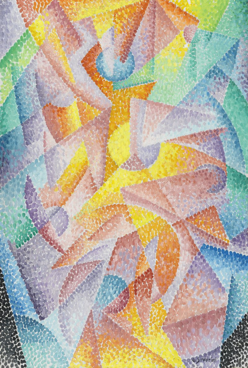 Expansión de la luz (Centrífuga y centrípeta). Gino Severini