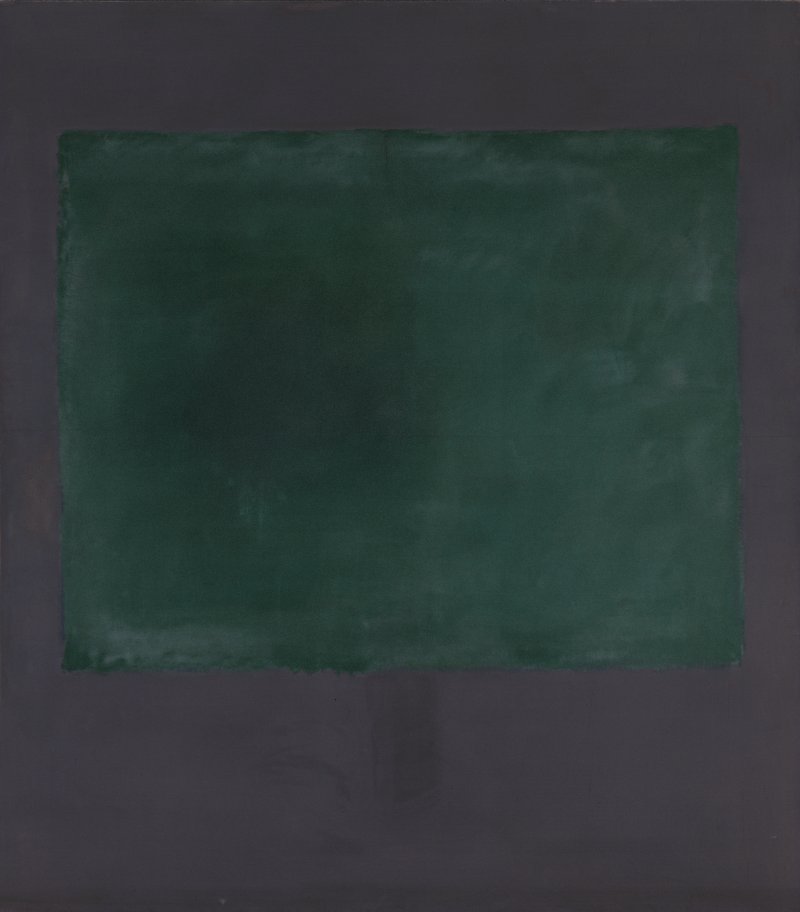 Sin título (Verde sobre morado). Mark Rothko