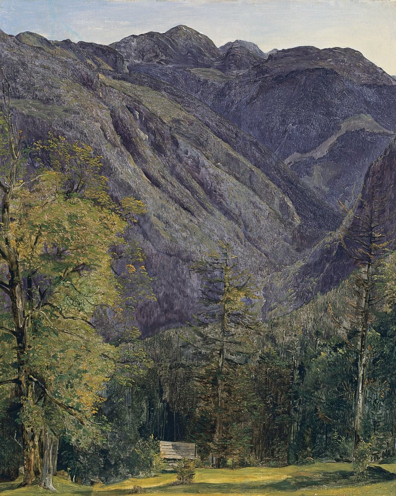 El Schönberg visto desde Hoisernradalpe. Ferdinand Georg Waldmüller