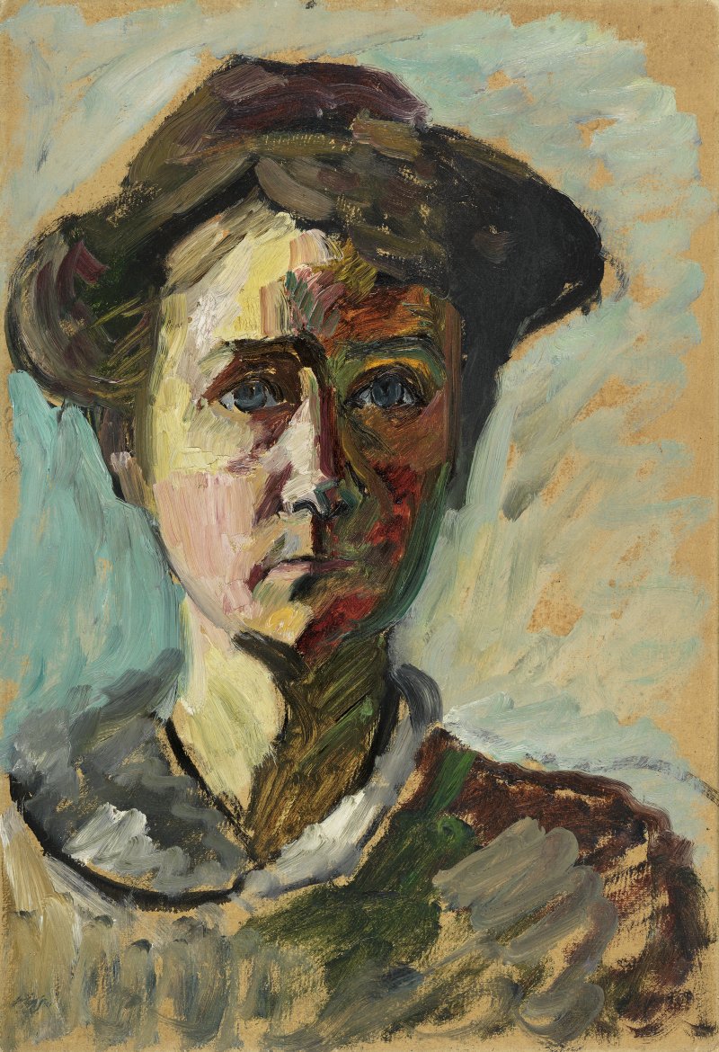 Autorretrato. Gabriele Münter