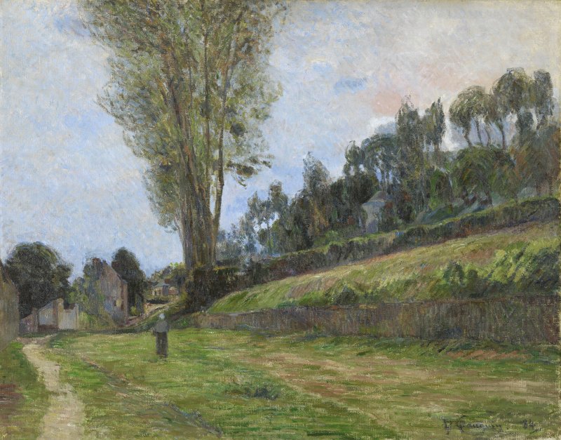 Calle de Ruán. Paul Gauguin