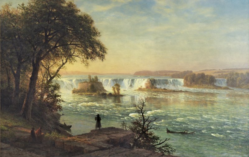 Las cataratas de San Antonio. Albert Bierstadt