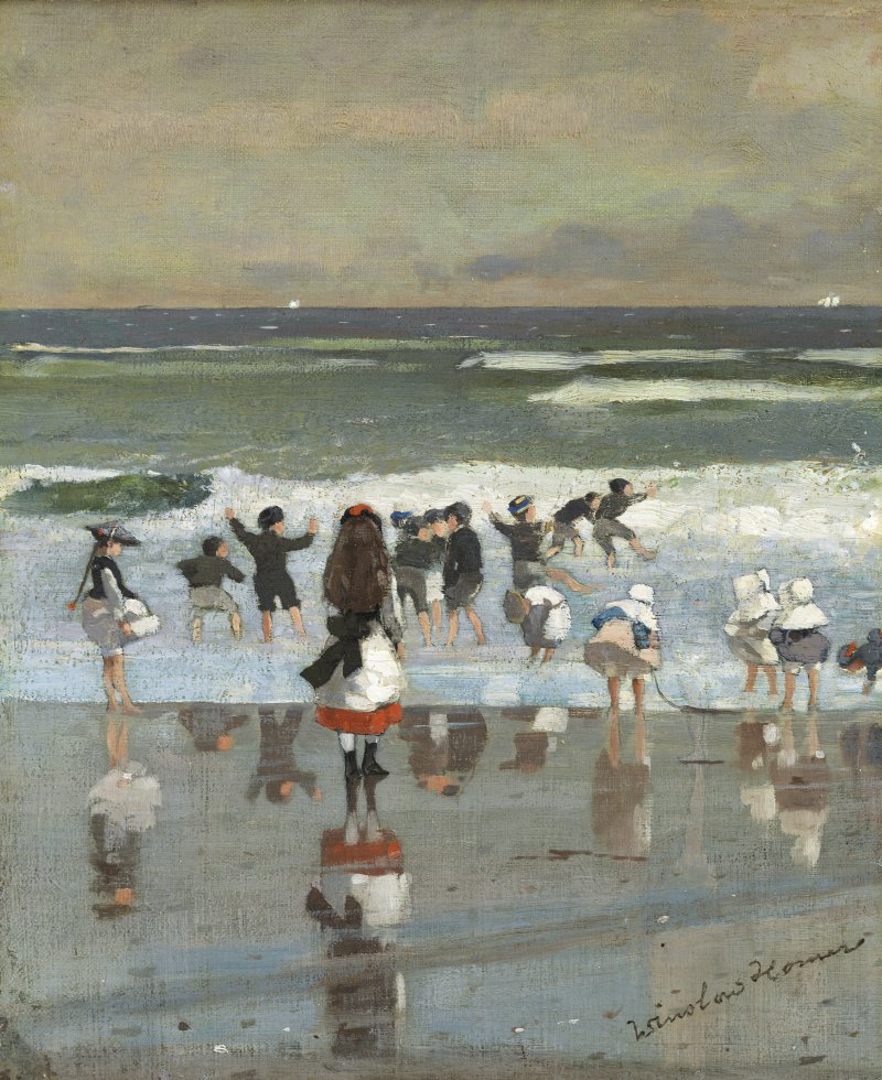 Escena de playa. Winslow Homer