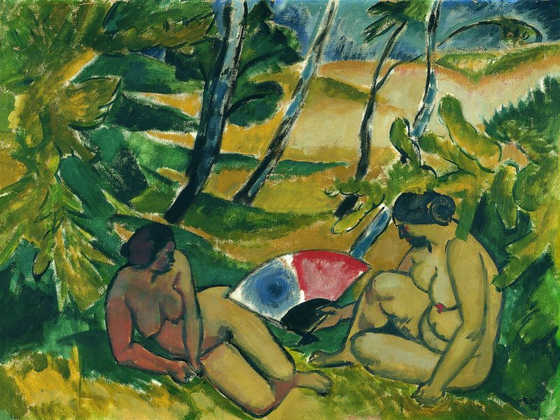 Las bañistas. Max Pechstein