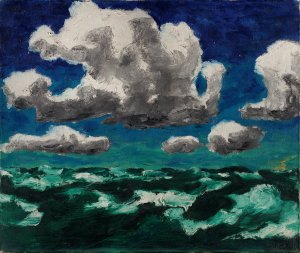 Nubes de verano. Emil Nolde, (Emil Hansen) Nubes de verano. Emil Nolde, (Emil Hansen)