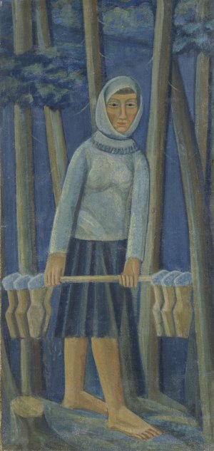 Mykhailo Boichuk, Dairy Maid Mykhailo Boichuk, Dairy Maid