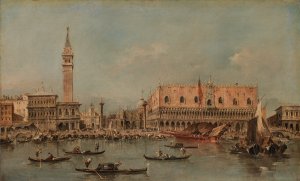 Francesco Guardi. La partida del Bucintoro, hacia 1765-1780 Francesco Guardi. La partida del Bucintoro, hacia 1765-1780