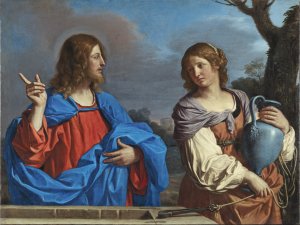 Christ and the Woman of Samaria at the Well.