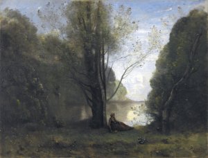 Solitude. Recollection of Vigen,  Limousin. La Soledad. Recuerdo de Vigen, Limusín, 1866