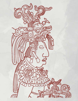Ilustración del panel de Dumbarton Oaks (detalle)