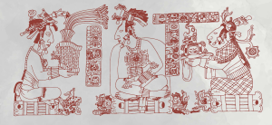 Ilustración escena de entronización (detalle)