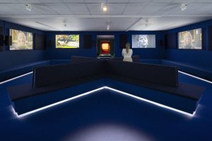John Akomfrah. Listening All Night To The Rain. CANTO VI. Installation View: Museo Nacional 