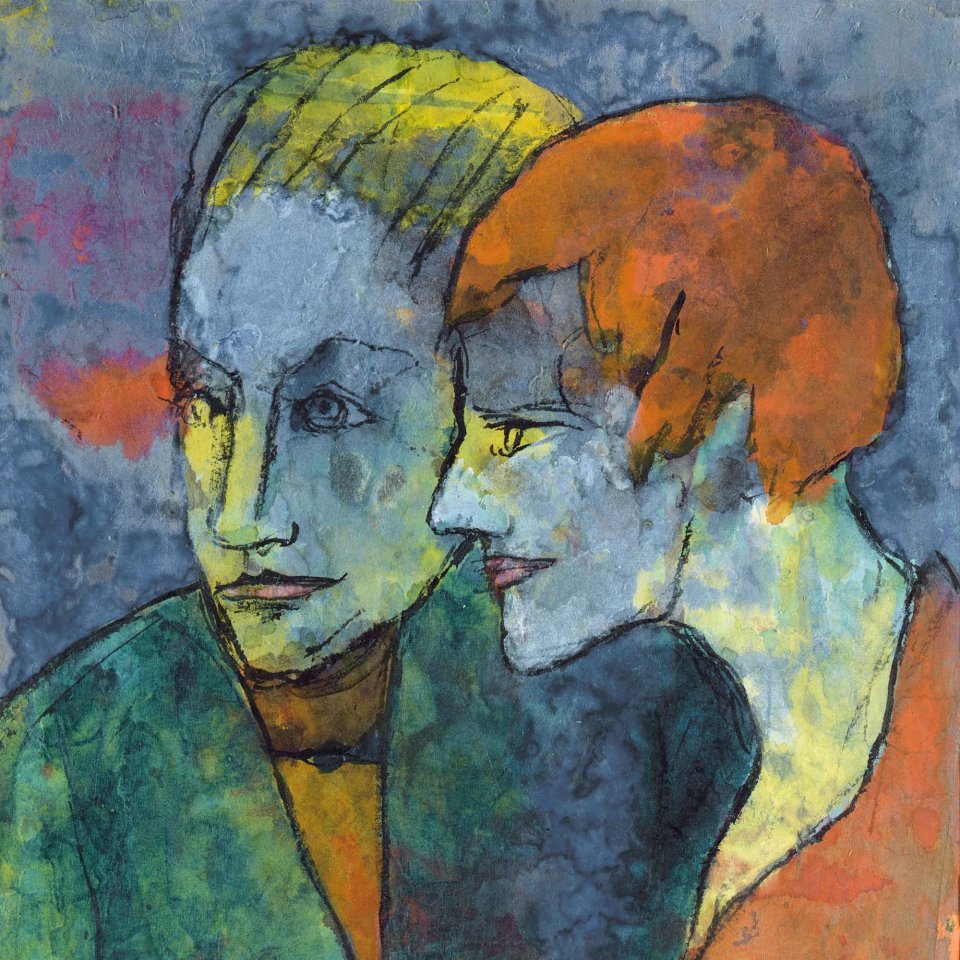 Emil Nolde. Joven pareja
