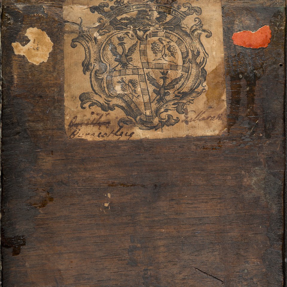 Detalle del anverso de la obra de Corneille de Lyon "Retrato de Robert de la Marck, IV duque de Bouillon" Detalle del anverso de la obra de Corneille de Lyon "Retrato de Robert de la Marck, IV duque de Bouillon"