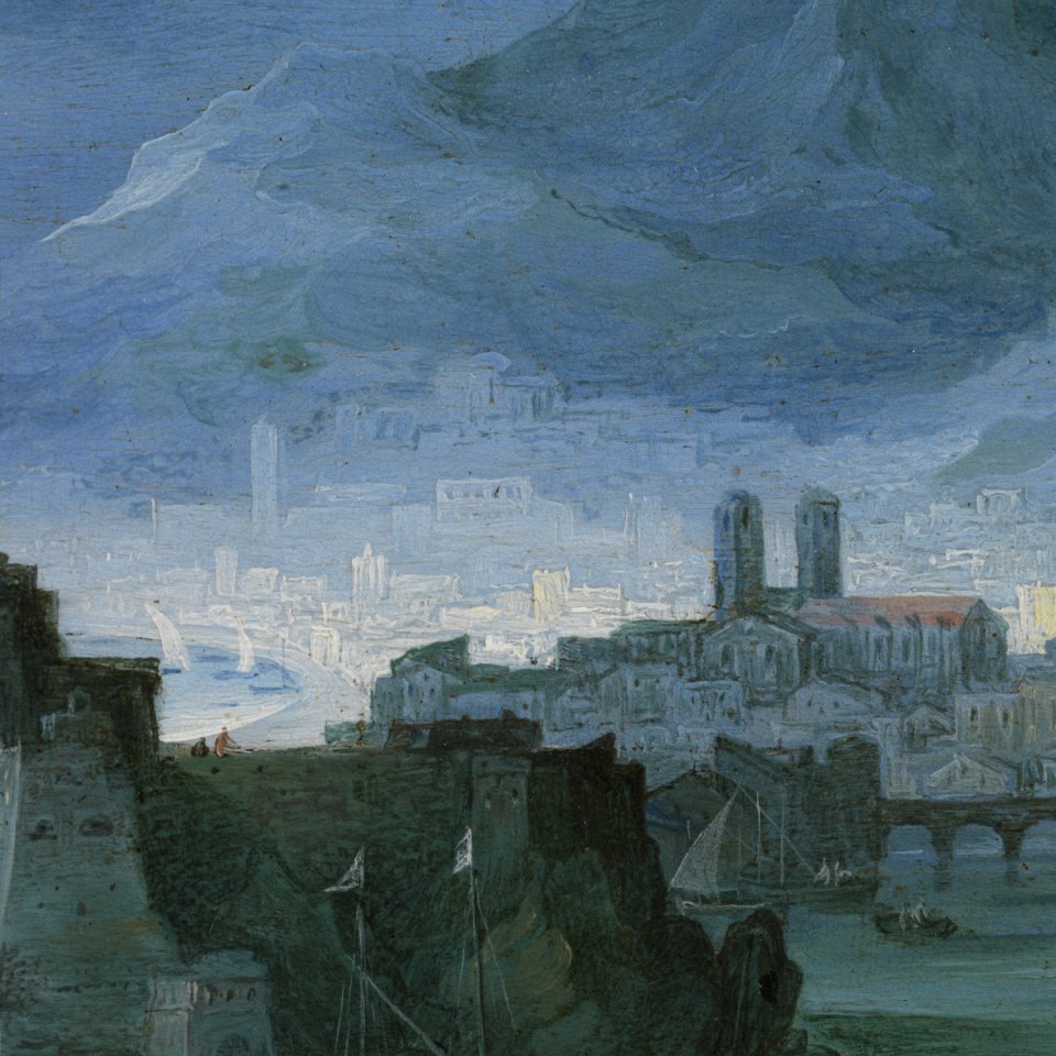Detalle en imagen gigapíxel de la obra de Brueghel "Cristo en la tempestad del mar de Galilea" Detalle en imagen gigapíxel de la obra de Brueghel "Cristo en la tempestad del mar de Galilea"