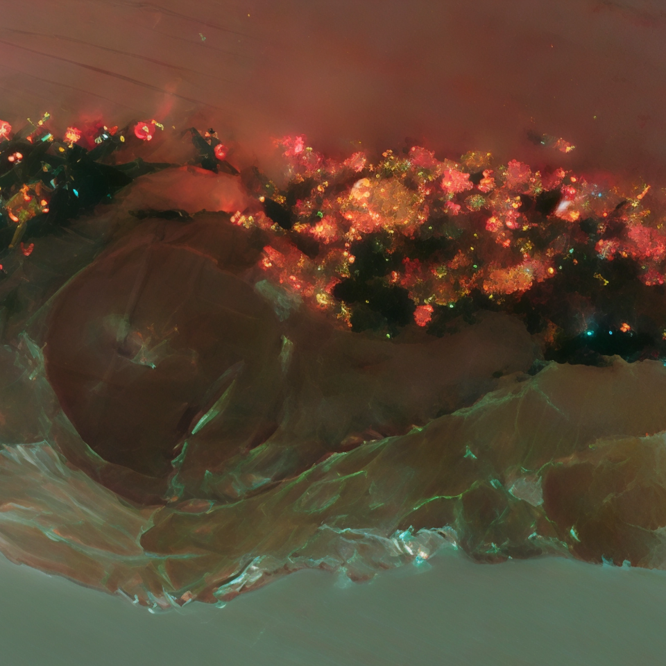 Imagen visible obtenida al microscopio óptico de la sección transversal de la micromuestra tomada con micropunch de la obra “En la sombrerería” de Degas